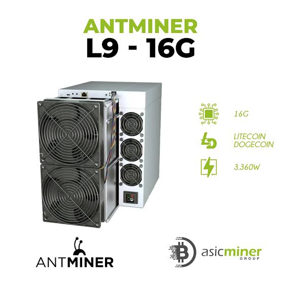 Bitmain Antminer L9 15gh 17gh 16.5g
